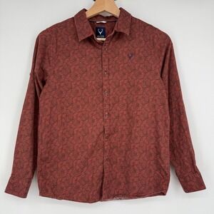 Allen Solly Sport Paisley Button Down Long Sleeve Shirt Western 11-12‎ years